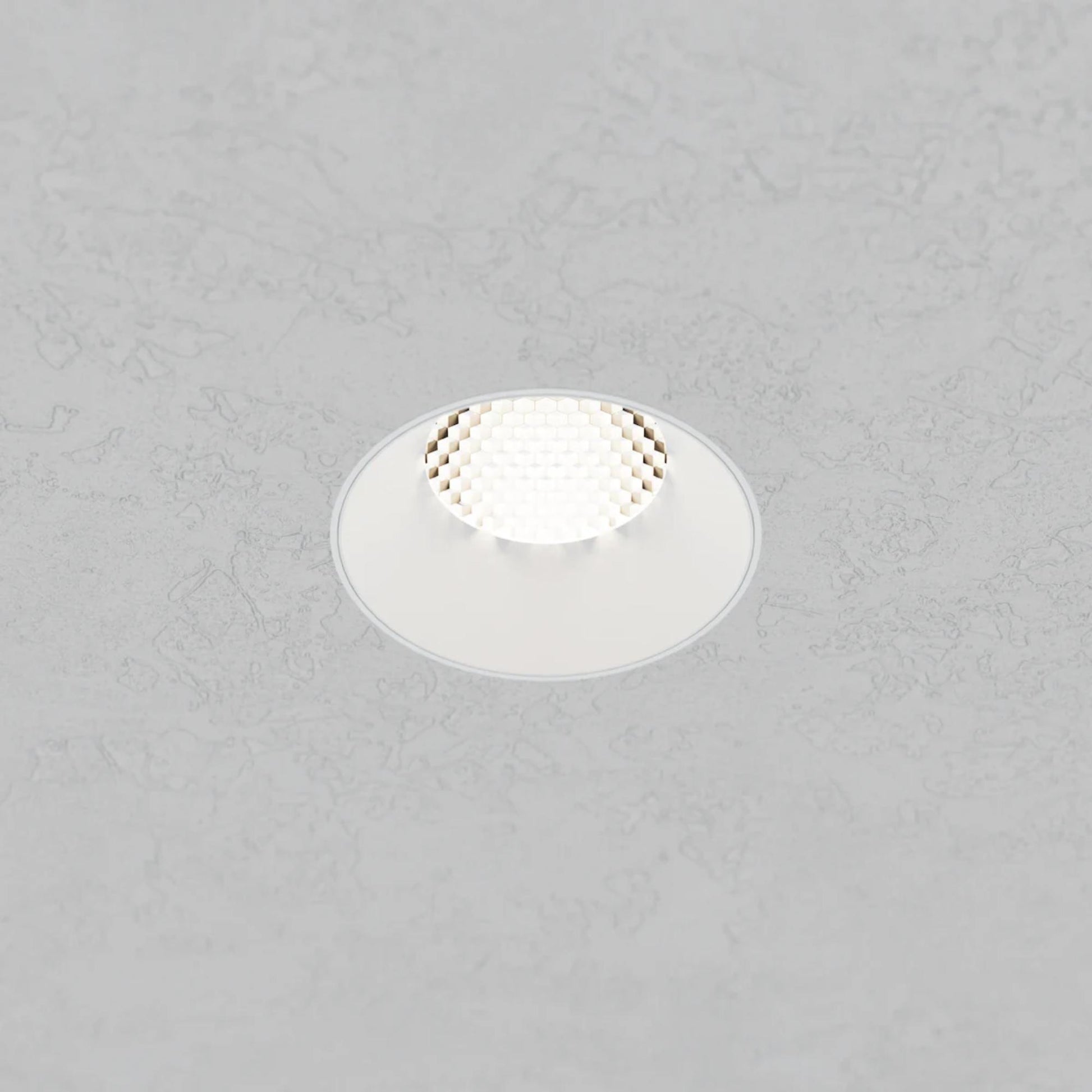 Rhyme 3" Round Trimless LED Downlight, 15W, 1475 Lm, 5-CCT, White - Bees Lighting