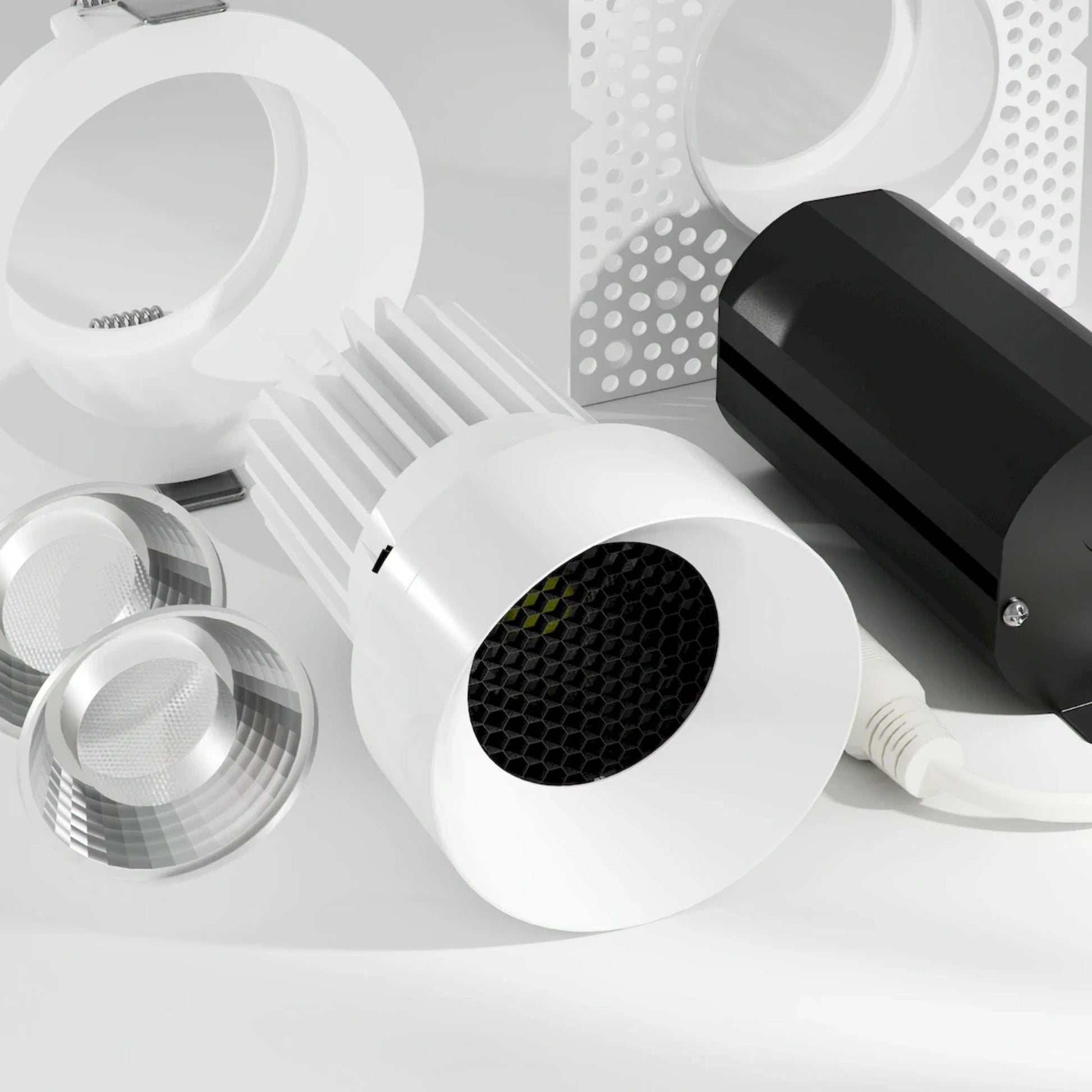 Rhyme 3" Deep Baffle Trimless LED Downlight - Bees Lighting