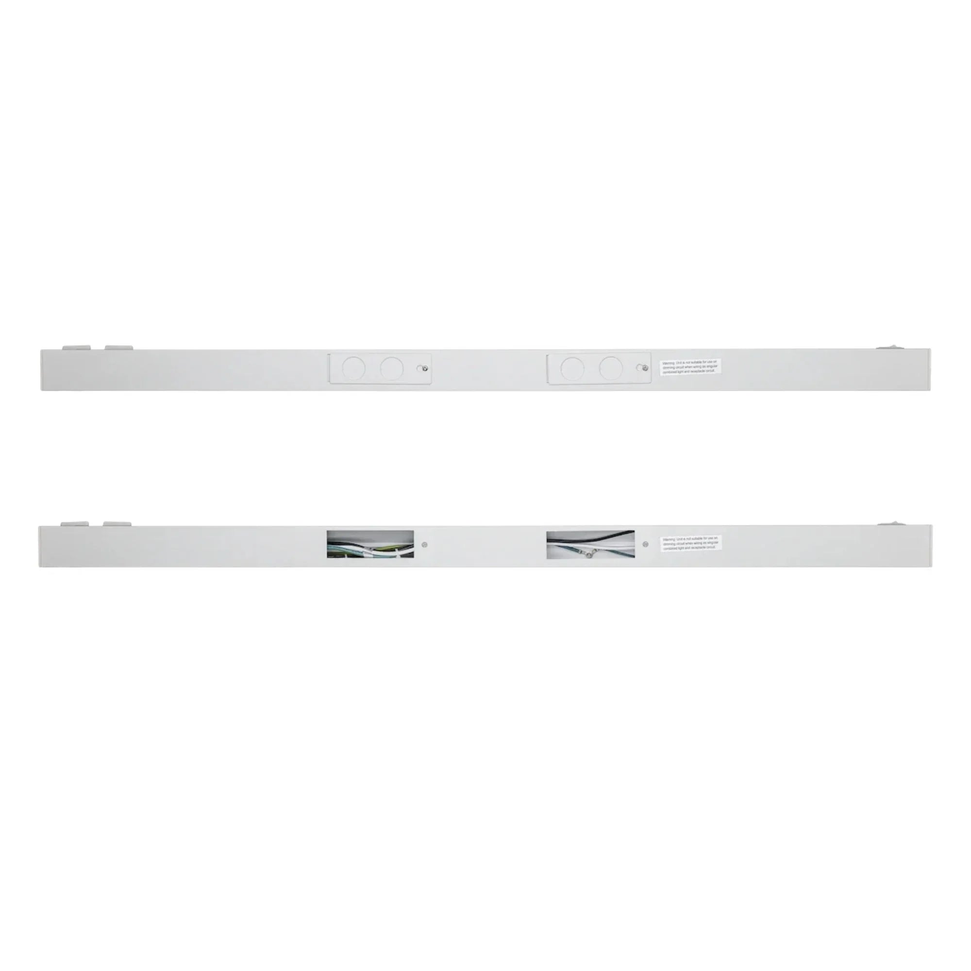 American Lighting - LED Courant 40" Under Cabinet with Two Receptacles, Selectable CCT, 120V, White | Bees Lighting