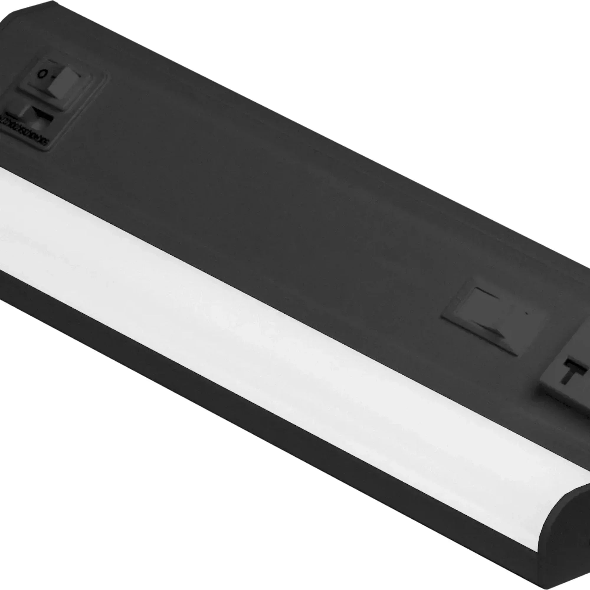 American Lighting UCRP-5CCT-12-BK LED Courant Plus Undercabinet Light with 20A Receptacle - 12 Inch, 5CCT, Black