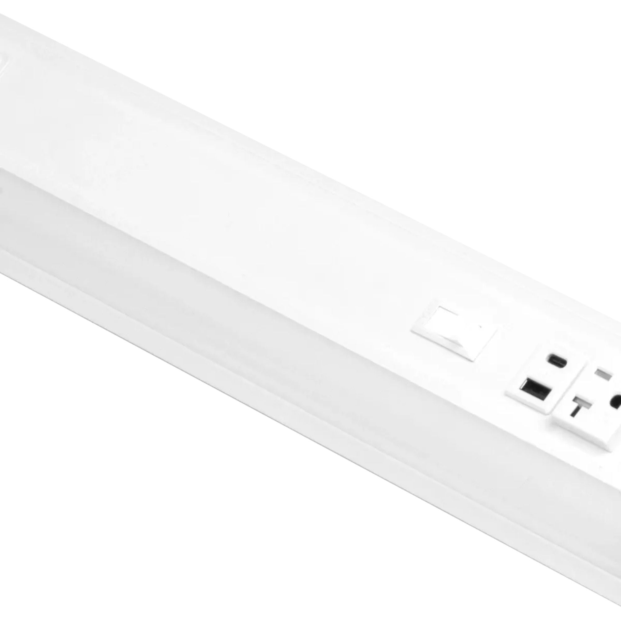 American Lighting LED Courant Plus 24 in. Under Cabinet Power Strip, White, Selectable CCT, 1200 Lumens, 120V, USB Ports