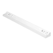 American Lighting LED Courant Plus 32in Under Cabinet Power Strip, White, Selectable CCT, 1600 Lumens, 120V, USB Ports