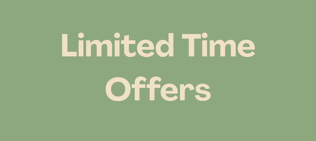 limited time offers banner