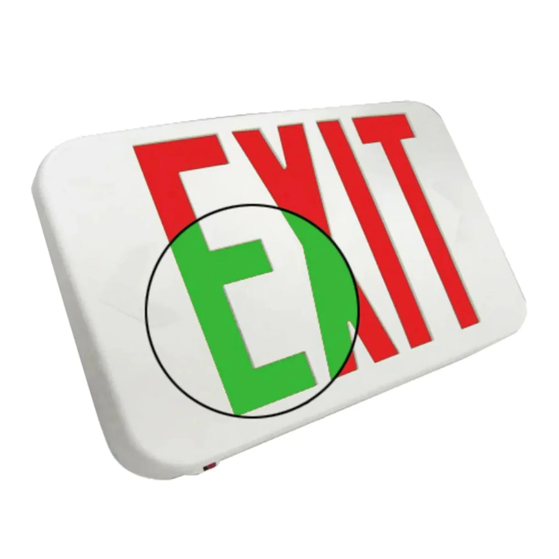 Red vs Green Exit Signs
