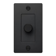Buster + Punch NDK-024355 Cross 1-Gang LED Dimmer Without Logo, 250W, Rotary, Black