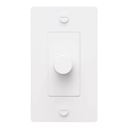 Buster + Punch NDK-144359 Cross 1-Gang LED Dimmer Without Logo, Rotary, 250W, White