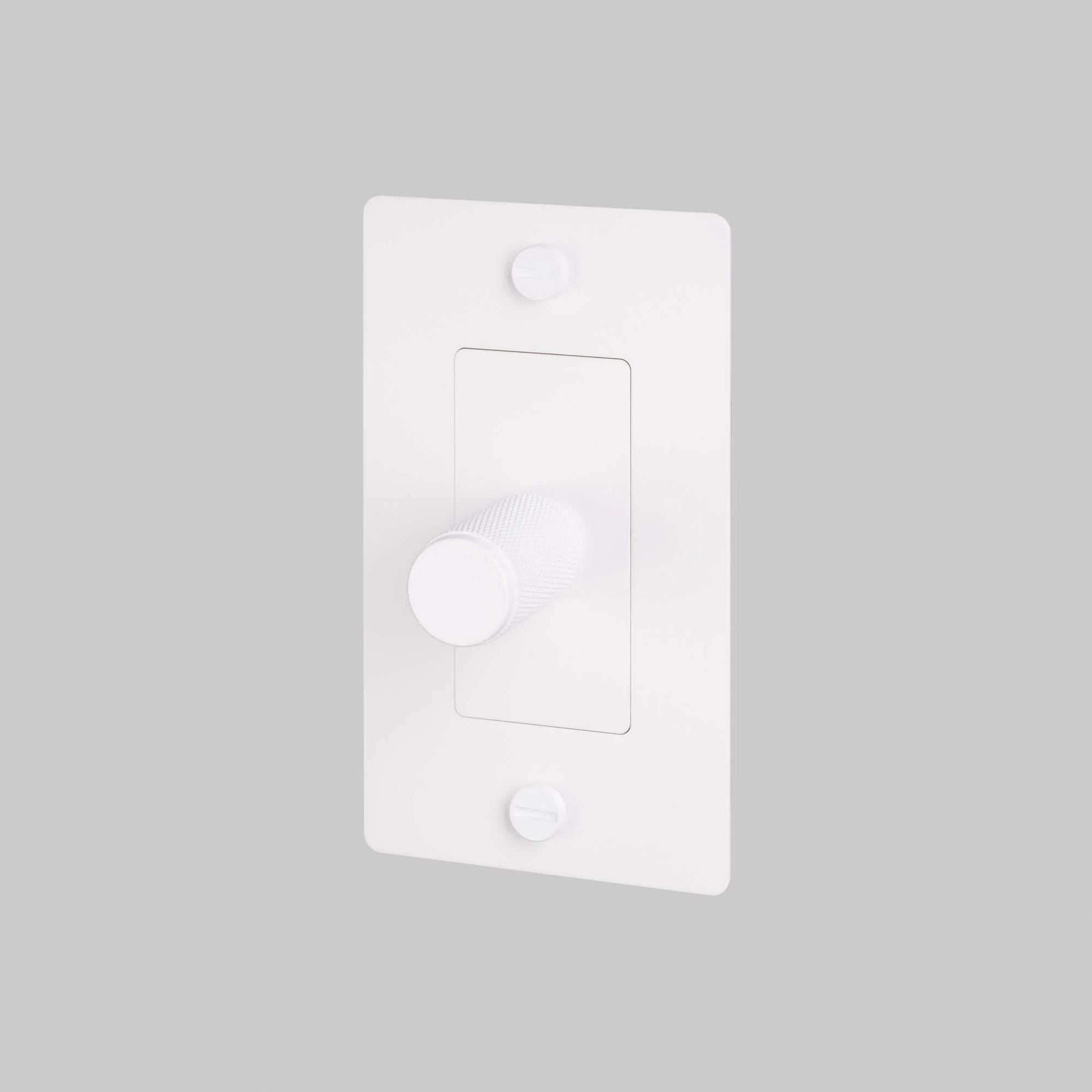 Buster + Punch NDK-144359 Cross 1-Gang LED Dimmer Without Logo, Rotary, 250W, White