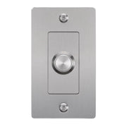 Buster + Punch NDR-074059 Linear 1-Gang LED Dimmer Without Logo, Rotary, 250W, Steel
