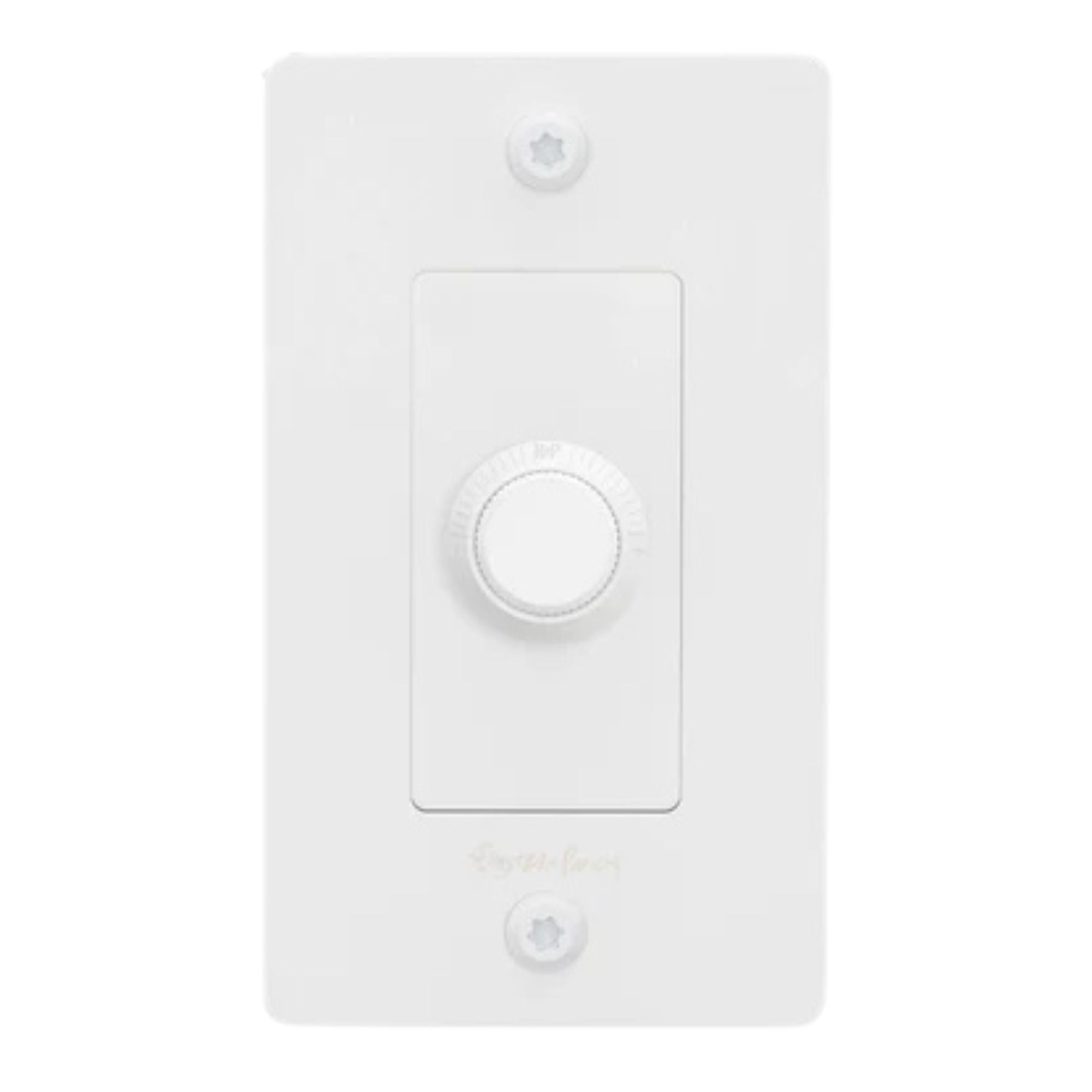 Buster + Punch NDR-144055 Linear 1-Gang LED Dimmer With Logo, Rotary, 250W, White