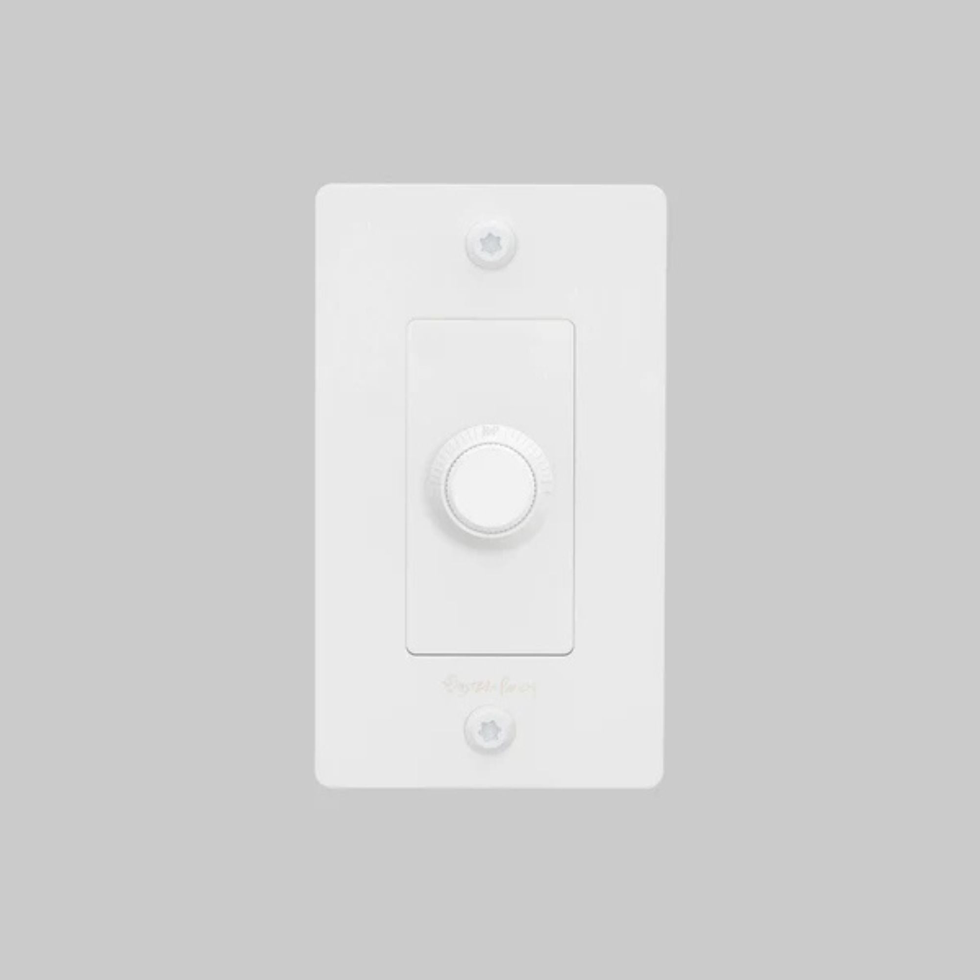 Buster + Punch NDR-144055 Linear 1-Gang LED Dimmer With Logo, Rotary, 250W, White