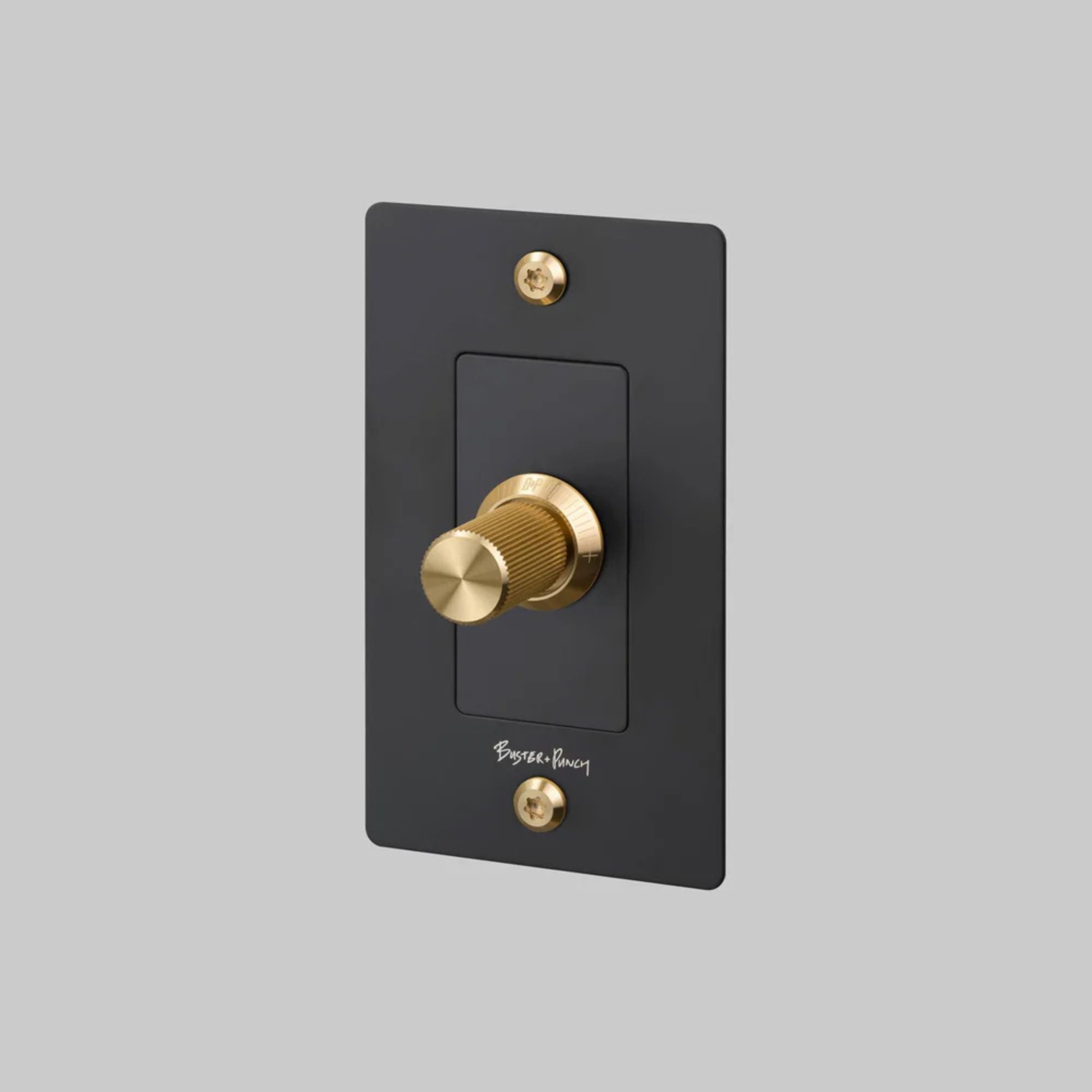 Buster + Punch NPL-053060 Standard 1-Gang Toggle Wall Plate, Black
