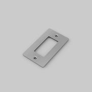 Buster + Punch NPL-07292 Standard 1-Gang Toggle Wall Plate, Steel