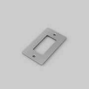 Buster + Punch NPL-073580 Standard 1-Gang Toggle Wall Plate, Steel