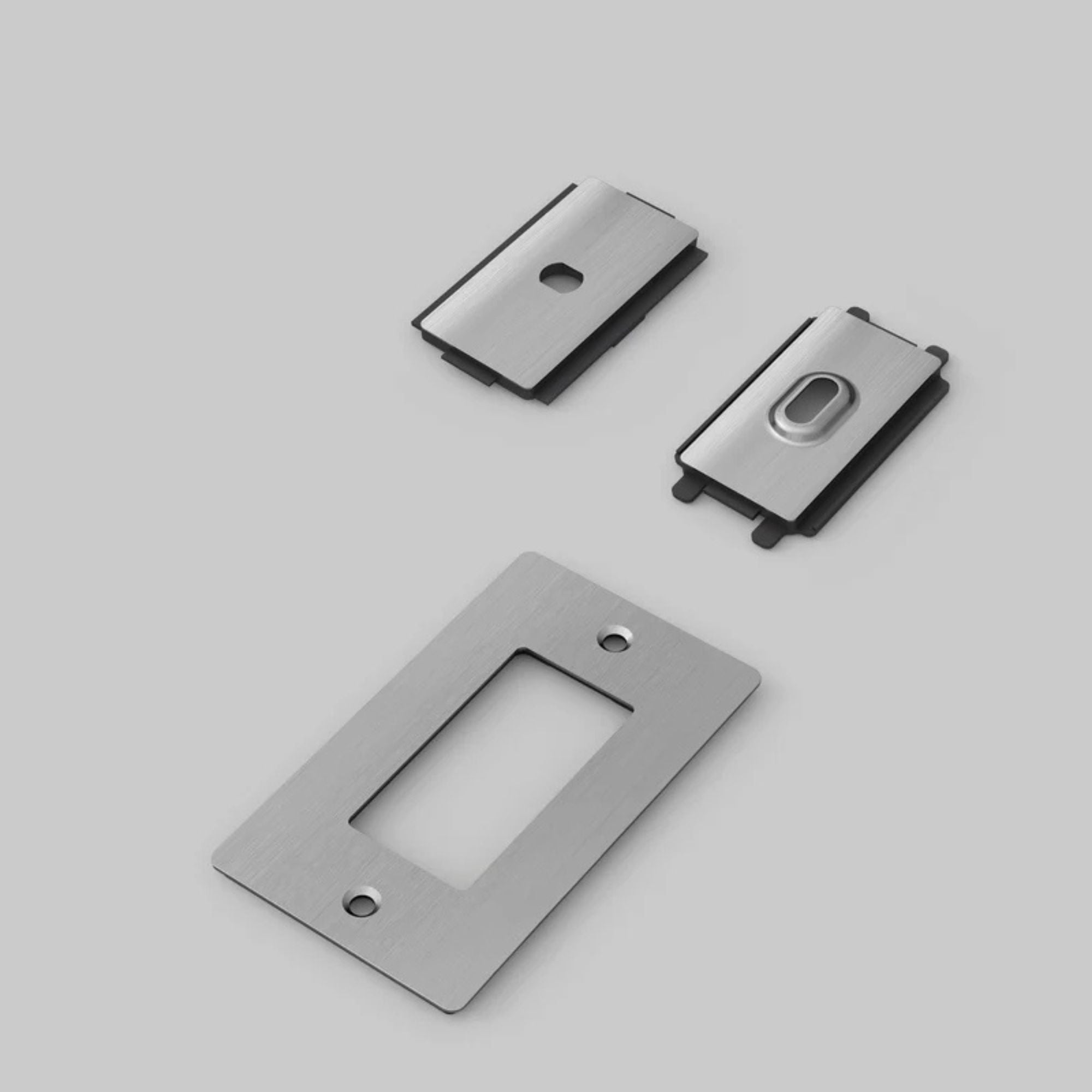 Buster + Punch NPL-073580 Standard 1-Gang Toggle Wall Plate, Steel