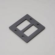 Buster + Punch NPL-093584 Standard 2-Gang Toggle/Dimmer Wall Plate, Smoked Bronze
