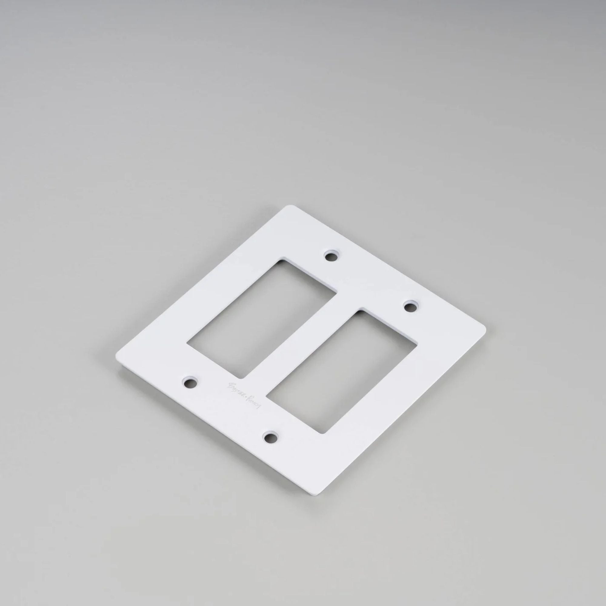 Buster + Punch Wall Plate with Logo | 1G–4G | Toggle & Dimmer | 5 Finishes