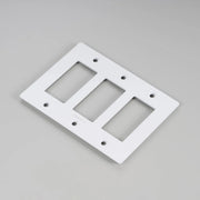 Buster + Punch NPL-143067 Standard 3-Gang Toggle Wall Plate, White