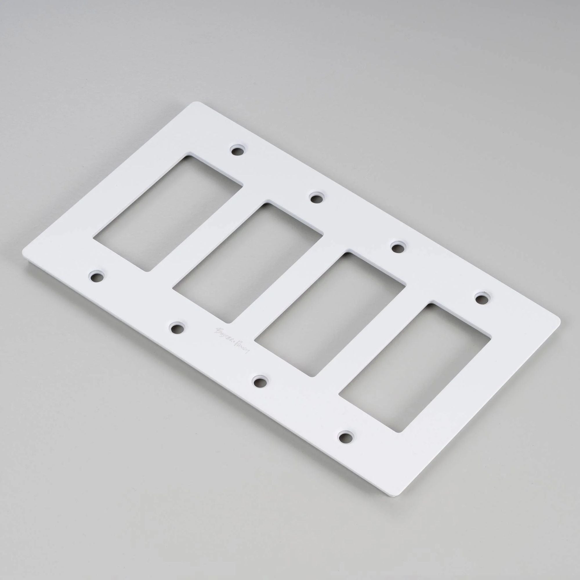 Buster + Punch Wall Plate with Logo | 1G–4G | Toggle & Dimmer | 5 Finishes