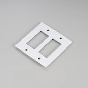 Buster + Punch NPL-143586 Standard 2-Gang Toggle Wall Plate, White