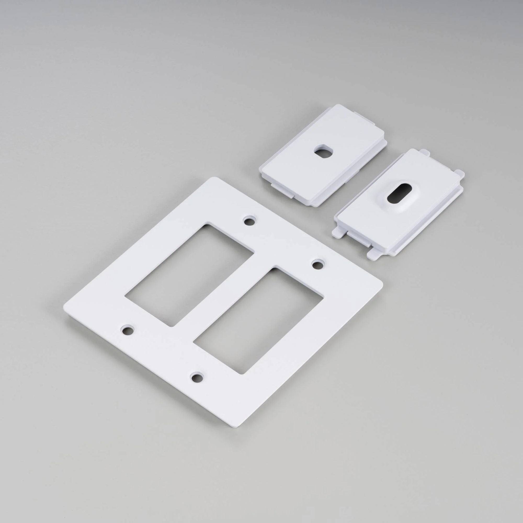 Buster + Punch NPL-143586 Standard 2-Gang Toggle Wall Plate, White