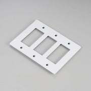Buster + Punch NPL-143591 Standard 3-Gang Toggle Wall Plate, White