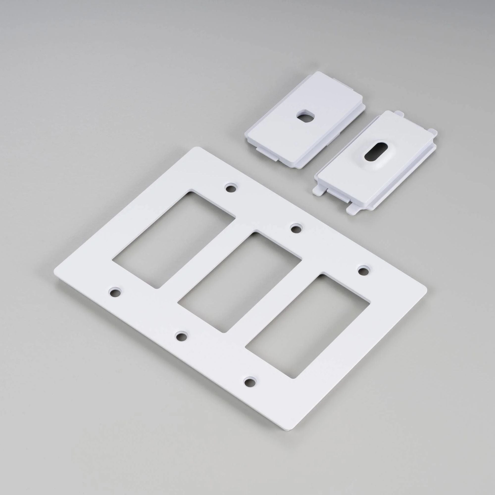 Buster + Punch NPL-143591 Standard 3-Gang Toggle Wall Plate, White