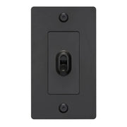 Buster + Punch NTG-023816 Cross 1-Gang Toggle Switch Without Logo, 15A, Single Pole/3-Way, Black