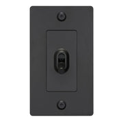 Buster + Punch NTG-024035 Linear 1-Gang Toggle Switch Without Logo, 15A, Single Pole/3-Way, Black