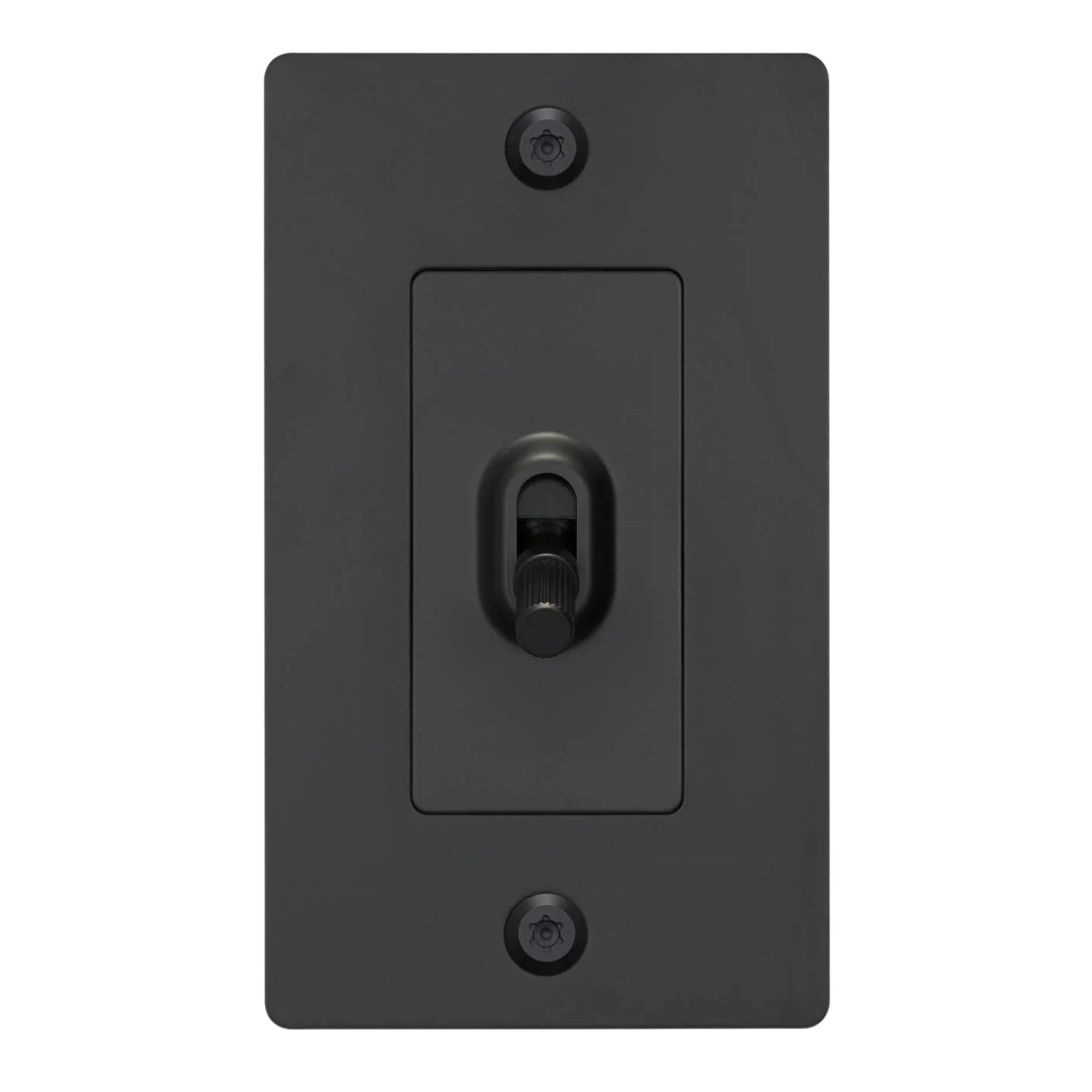 Buster + Punch NTG-024035 Linear 1-Gang Toggle Switch Without Logo, 15A, Single Pole/3-Way, Black