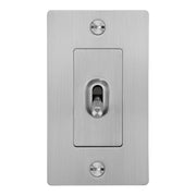Buster + Punch NTG-073819 Cross 1-Gang Toggle Switch Without Logo, 15A, Single Pole/3-Way, Steel