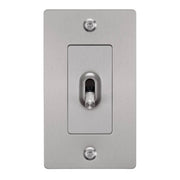 Buster + Punch NTG-074038 Linear 1-Gang Toggle Switch Without Logo, 15A, Single Pole/3-Way, Steel