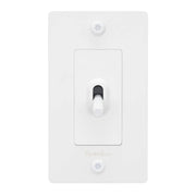Buster + Punch NTG-144034 Linear 1-Gang Toggle Switch With Logo, 15A, Single Pole/3-Way, White