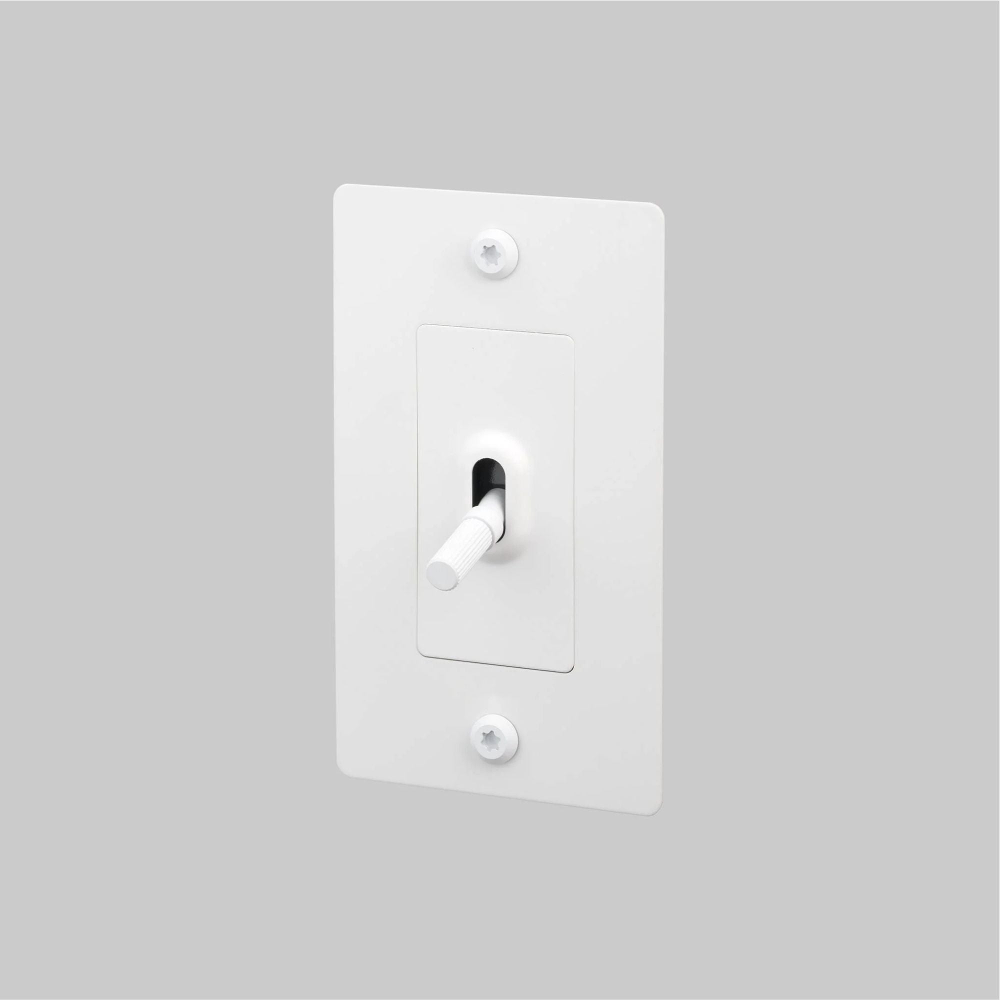 Buster + Punch NTG-144039 Linear 1-Gang Toggle Switch Without Logo, 15A, Single Pole/3-Way, White