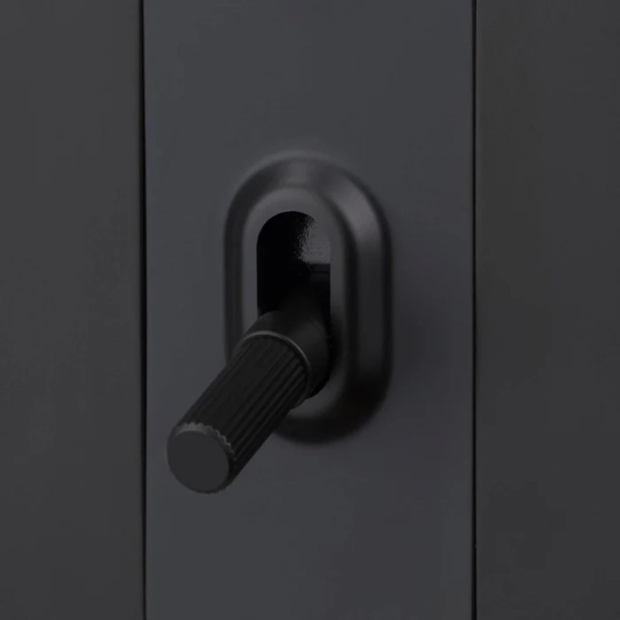 Buster + Punch NTK-024416 Linear 4-Gang Toggle Switch Without Logo, 15A, Single Pole/3-Way, Black