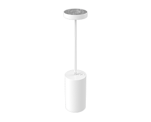 CD34 4" LED Cylinder Ceiling Light, Selectable CCT, White, 120-277V - Bees Lighting