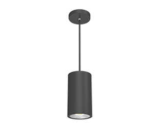 CD34 4" LED Cylinder Ceiling Light, Selectable CCT, Bronze, 120-277V - Bees Lighting