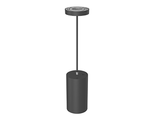 CD34 4" LED Cylinder Ceiling Light, Selectable CCT, Bronze, 120-277V - Bees Lighting