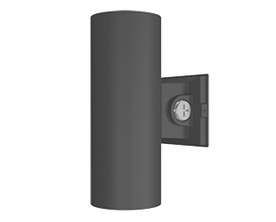 CD34 4" Up/Down LED Cylinder Wall Light, Selectable CCT, Bronze, 120/277V - Bees Lighting