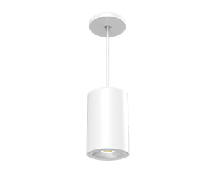 CD34 6" LED Cylinder Ceiling Light, Selectable CCT, White, 120-277V - Bees Lighting