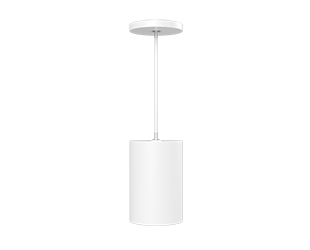 CD34 6" LED Cylinder Ceiling Light, Selectable CCT, White, 120-277V - Bees Lighting