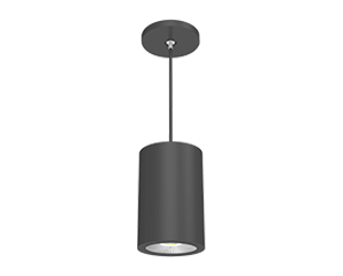 CD34 6" LED Cylinder Ceiling Light, Selectable CCT, Bronze, 120-277V - Bees Lighting