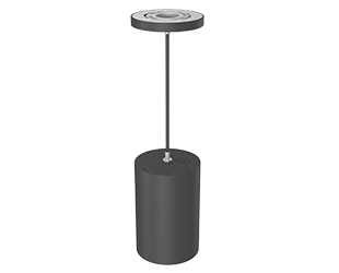 CD34 6" LED Cylinder Ceiling Light, Selectable CCT, Bronze, 120-277V