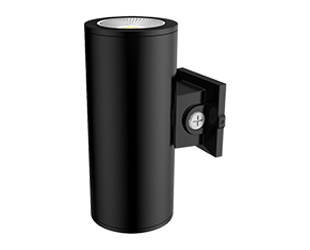 CD34 6" Up/Down LED Cylinder Wall Light, Selectable CCT, Black, 120/277V - Bees Lighting