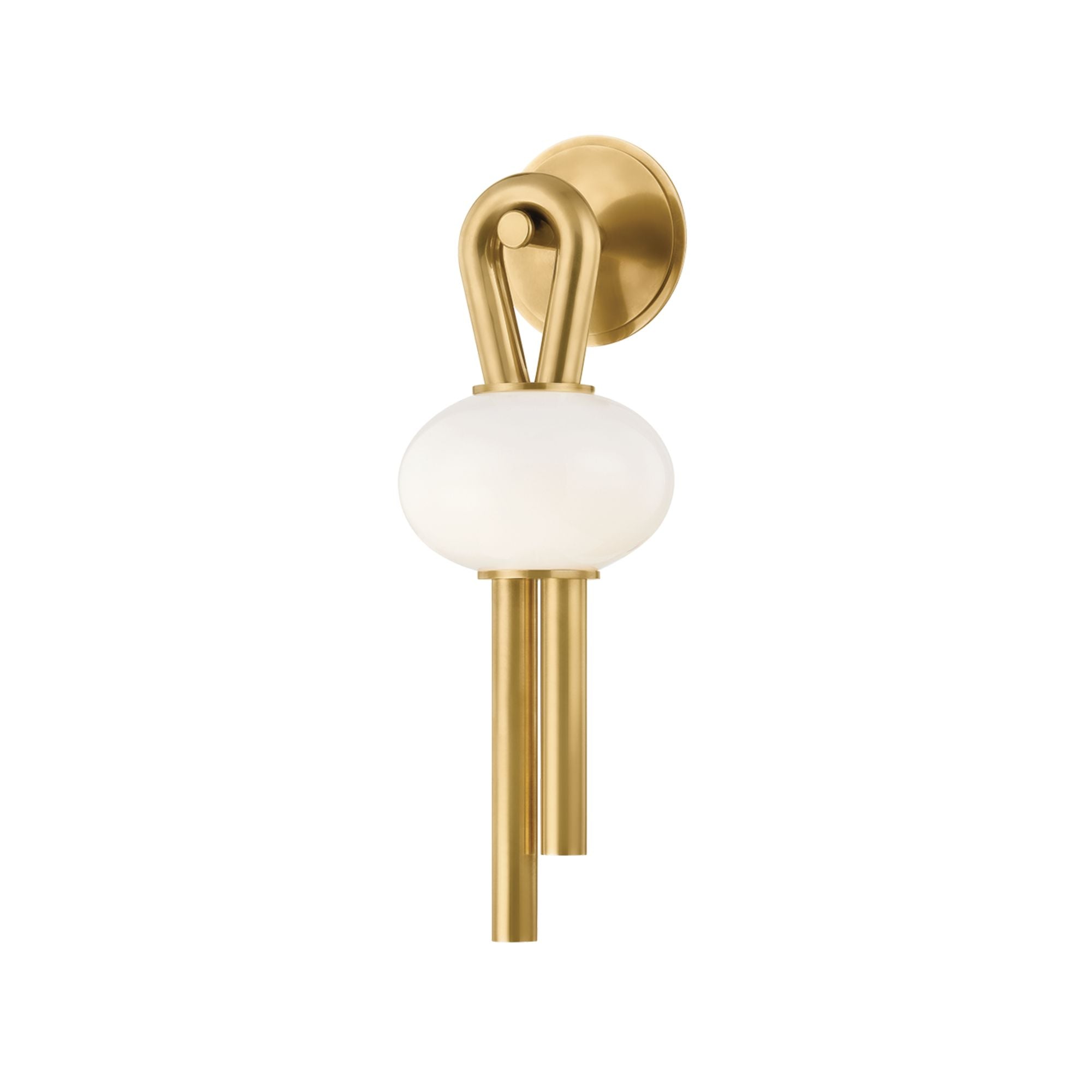Ala 21" LED Wall Sconce, Vintage Brass Finish