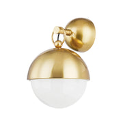 Althea 14" Wall Sconce, Vintage Polished Brass Finish