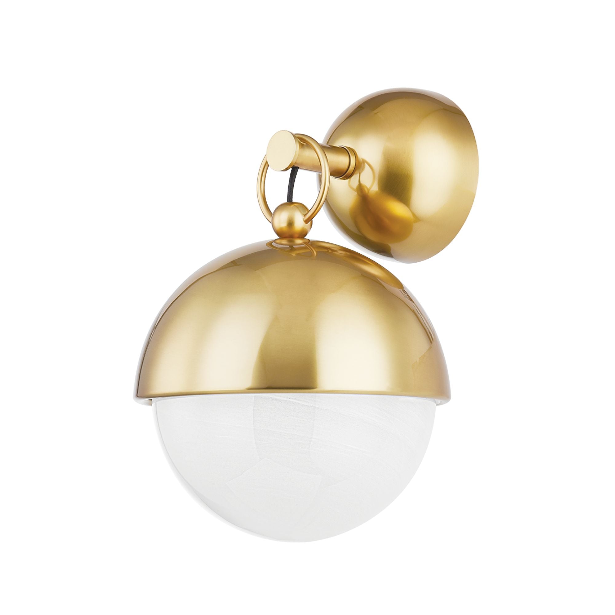 Althea 14" Wall Sconce, Vintage Polished Brass Finish