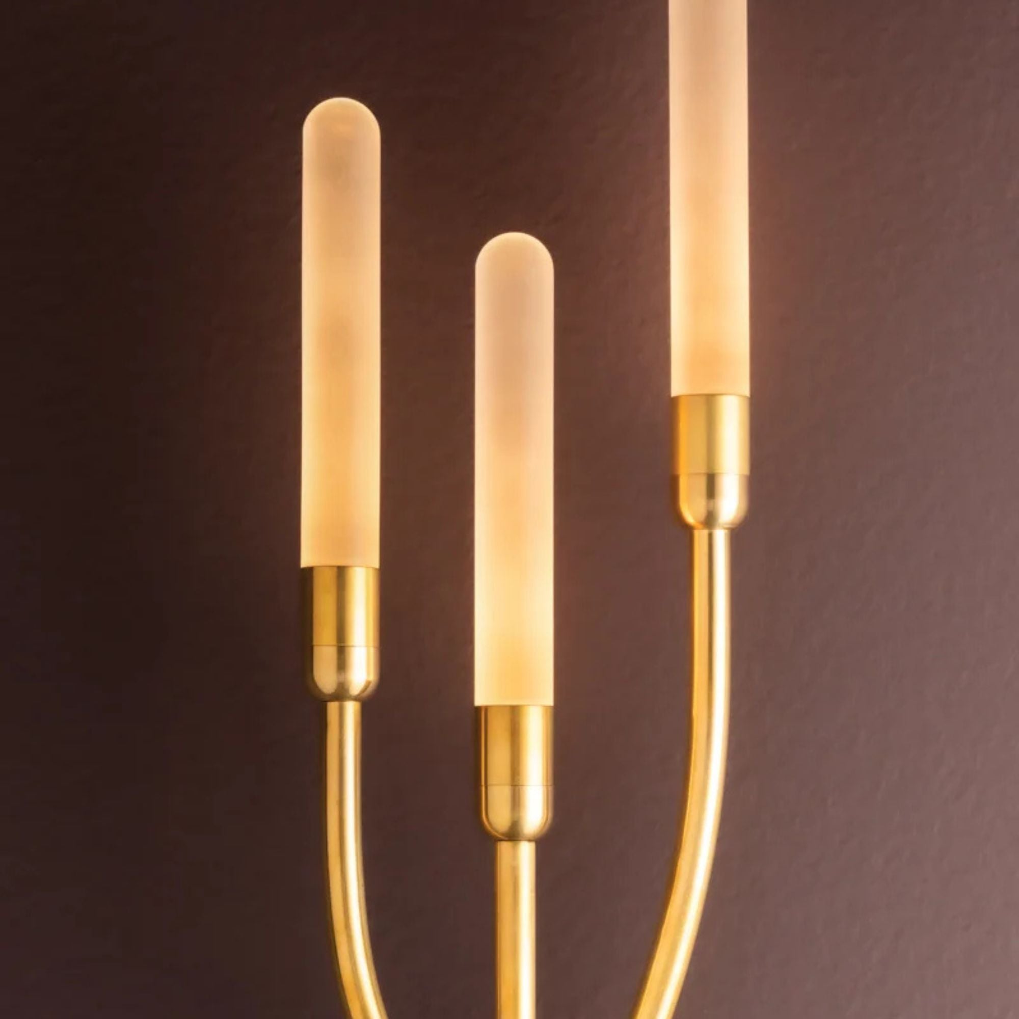 Amalthea 26" LED Wall Sconce, Vintage Brass Finish