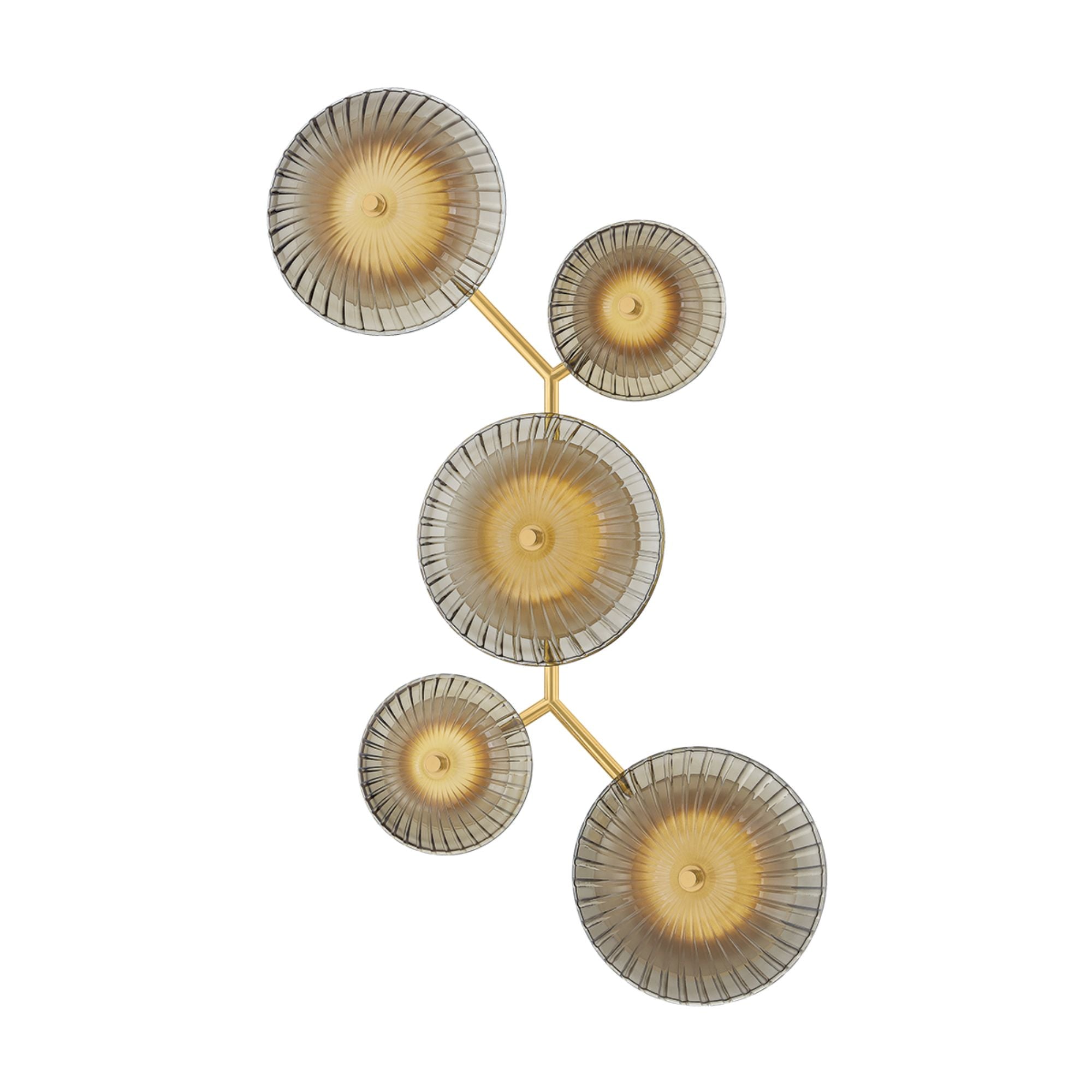 Birmingham 40" LED Wall Sconce, Vintage Polished Brass Finish