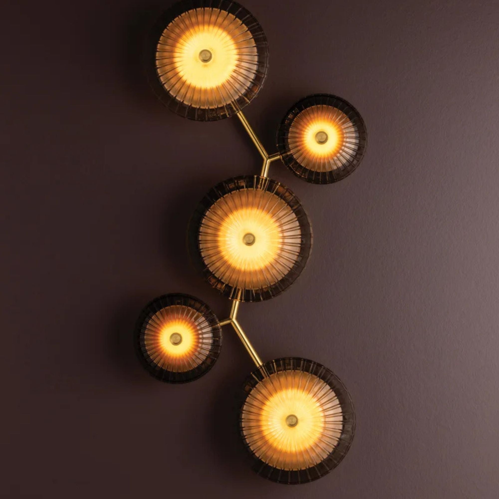 Birmingham 40" LED Wall Sconce, Vintage Polished Brass Finish