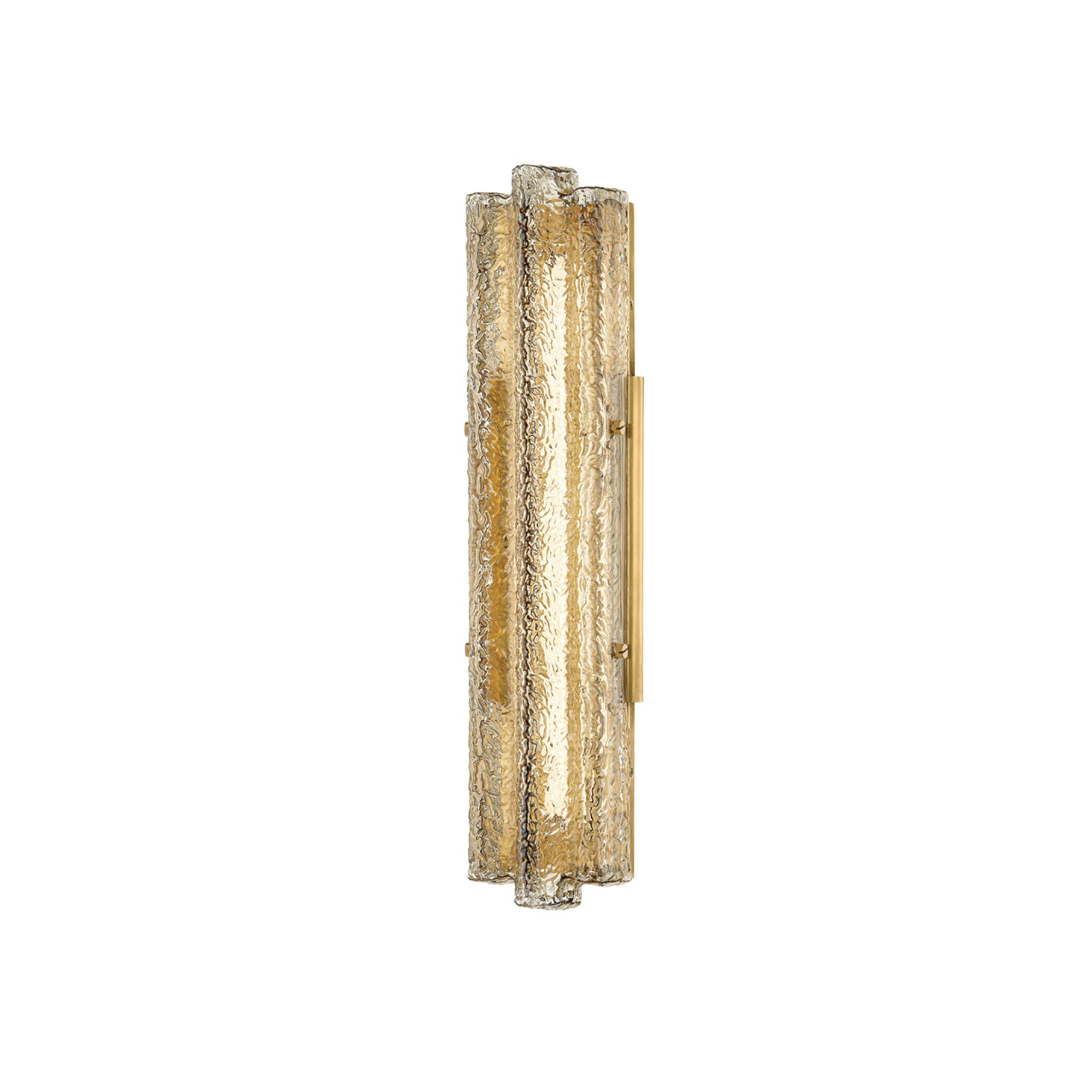 Carnelian 24" LED Wall Sconce, Vintage Brass Finish